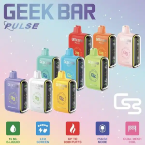 美國大牌 Geek Bar Pulse 15000口 拋棄式電子煙|智能雙模式|快充顯示屏